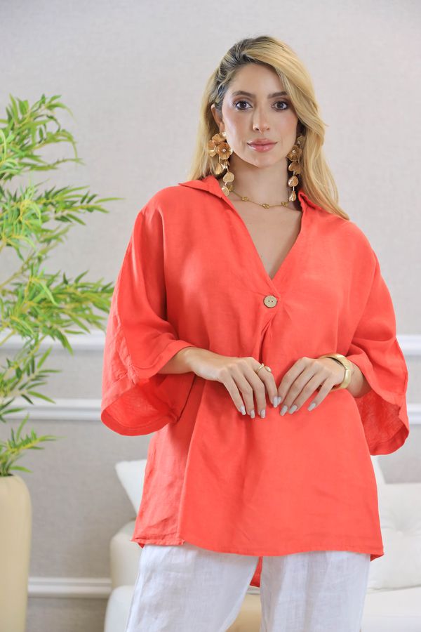 BATA NAOMI VERMELHO - Loja Linho Italiano