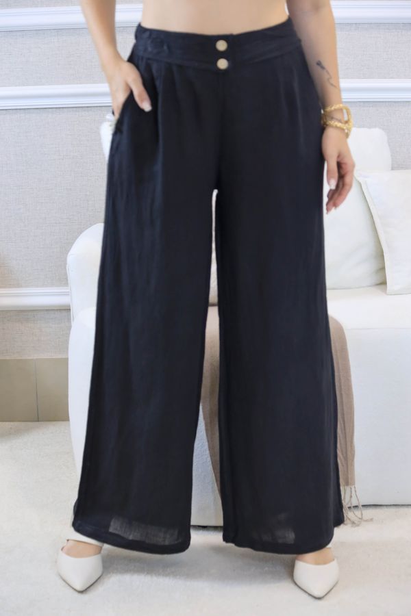 CALÇA MARLENE PRETO - Loja Linho Italiano