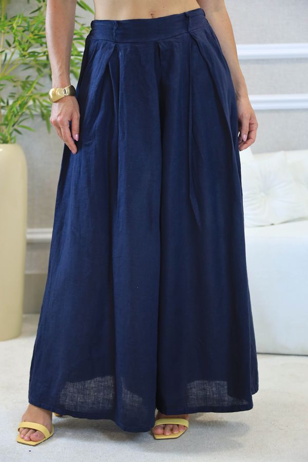 CALÇA PENELOPE MARINHO - Loja Linho Italiano