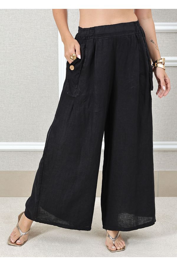 CALÇA PRISCILA PRETO - Loja Linho Italiano