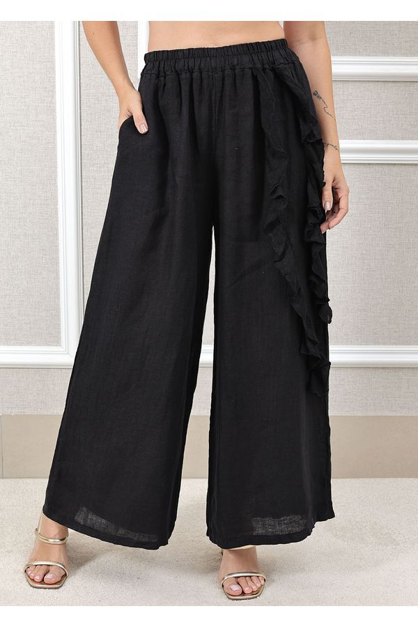 CALÇA CLARICE PRETO - Loja Linho Italiano