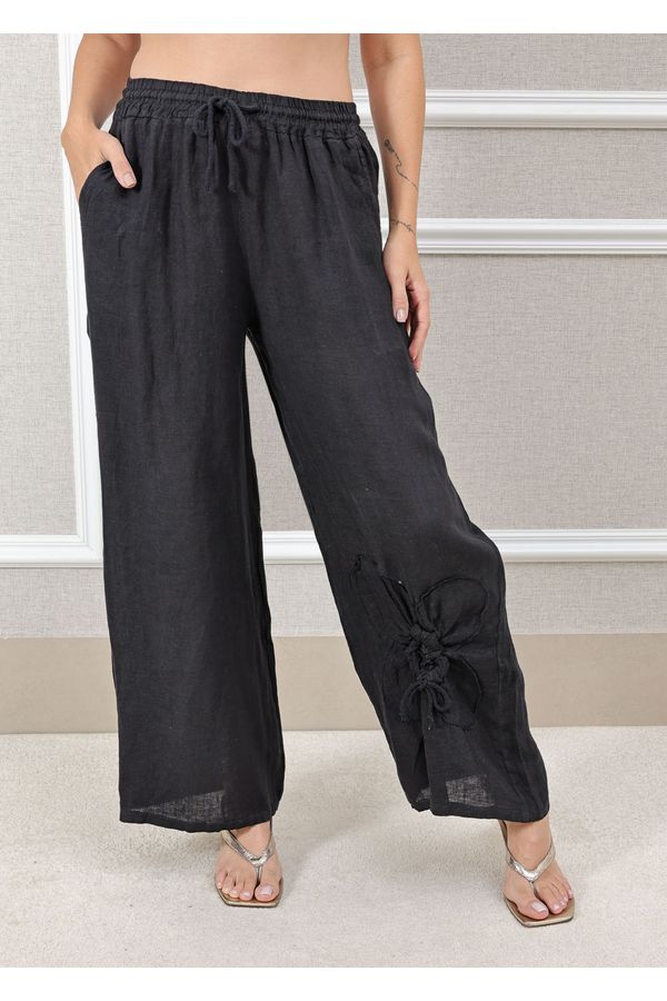 CALÇA ISABEL PRETO - Loja Linho Italiano