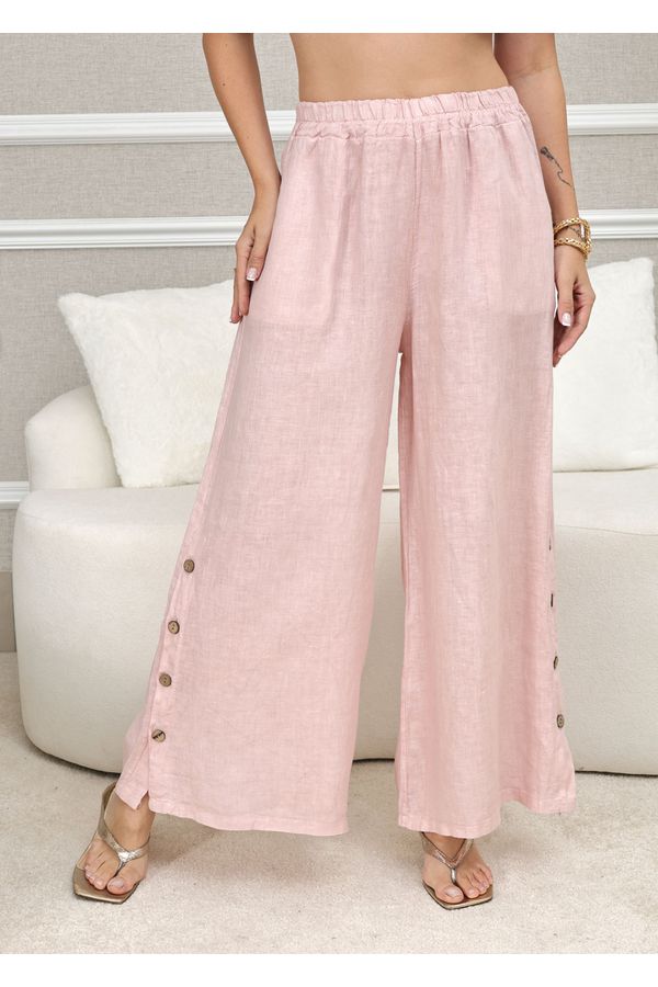 CALÇA ROSANA ROSE - Loja Linho Italiano