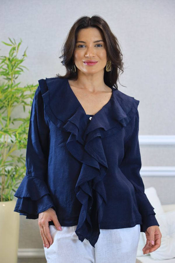 CAMISA AMARA MARINHO - Loja Linho Italiano