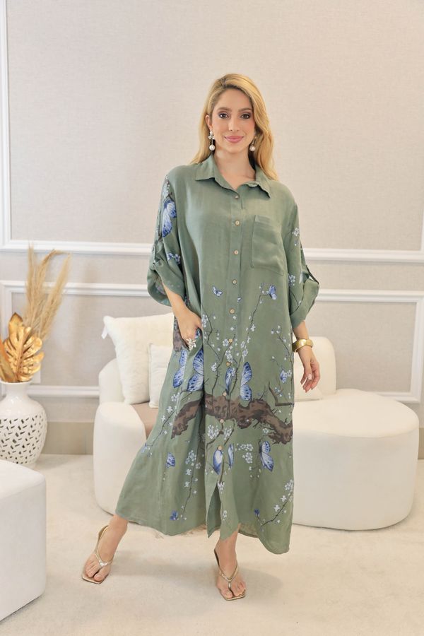 CHEMISE ARLETE MILITAR - Loja Linho Italiano