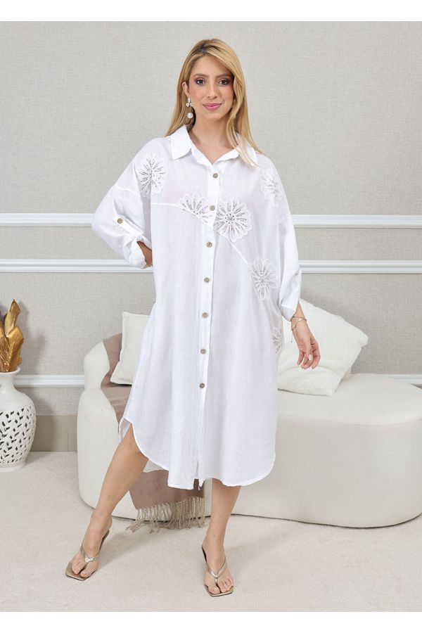 CHEMISE KÁTIA BRANCO - Loja Linho Italiano