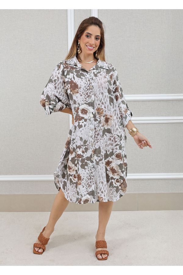 CHEMISE ISADORA BRANCO - Loja Linho Italiano
