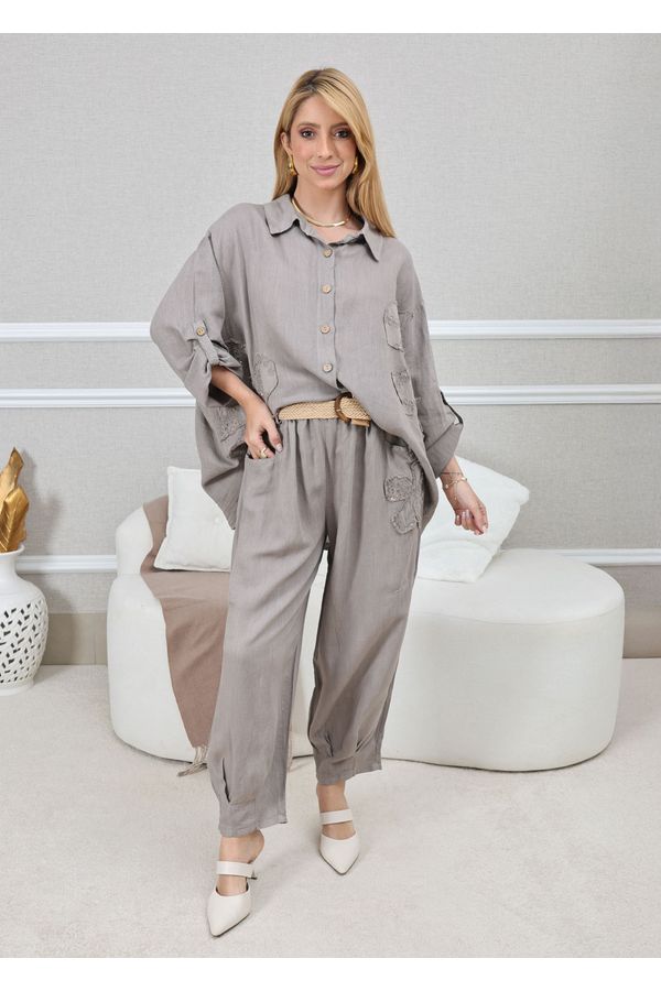 CONJUNTO LAINE FENDI - Loja Linho Italiano