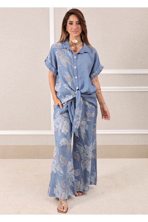 CONJUNTO NAIARA JEANS - Loja Linho Italiano