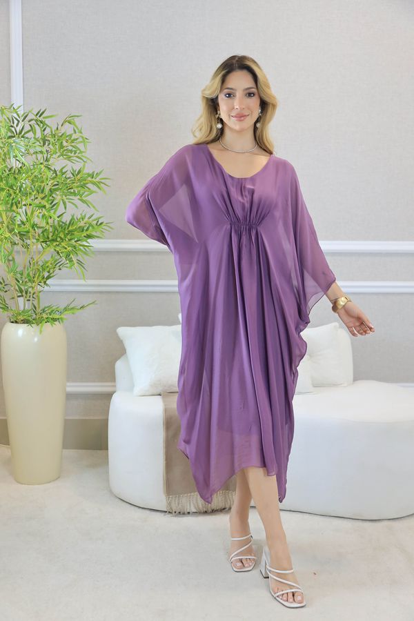 KAFTAN KEFERA ROXO - Loja Linho Italiano