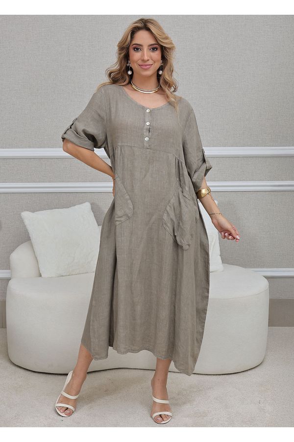 TÚNICA PAULA FENDI - Loja Linho Italiano