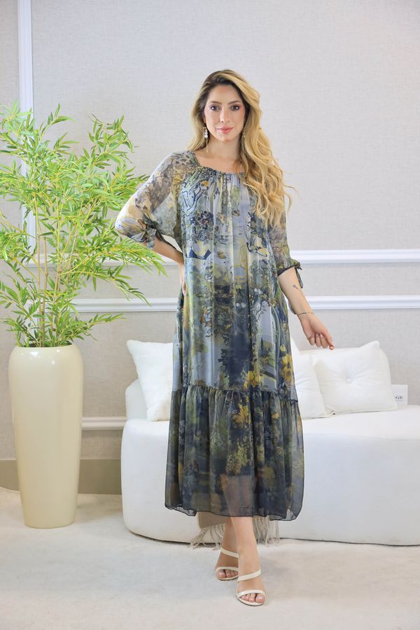 VESTIDO CATARINA PRETO - Loja Linho Italiano