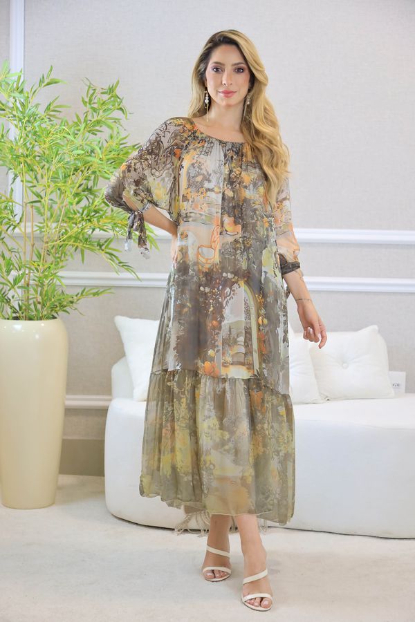 VESTIDO CATARINA FENDI - Loja Linho Italiano