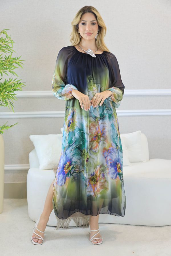 VESTIDO ELOÁ SEDA MARROM - Loja Linho Italiano