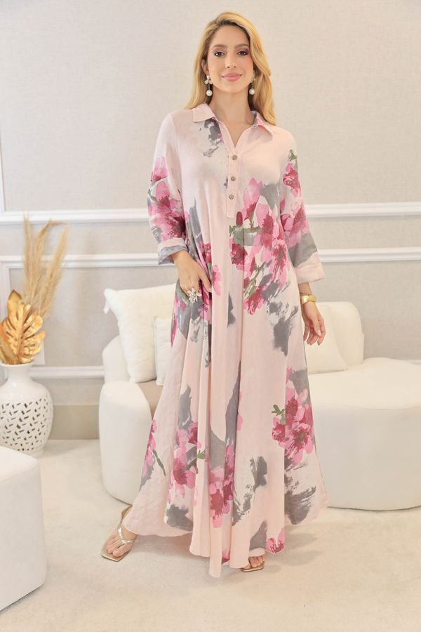 VESTIDO RAISSA ROSA - Loja Linho Italiano