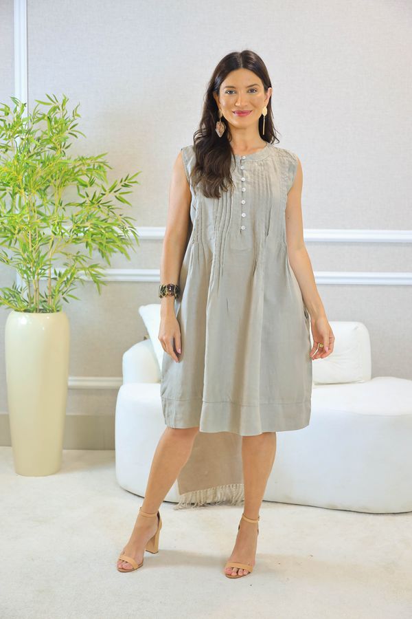 VESTIDO TERESA FENDI - Loja Linho Italiano