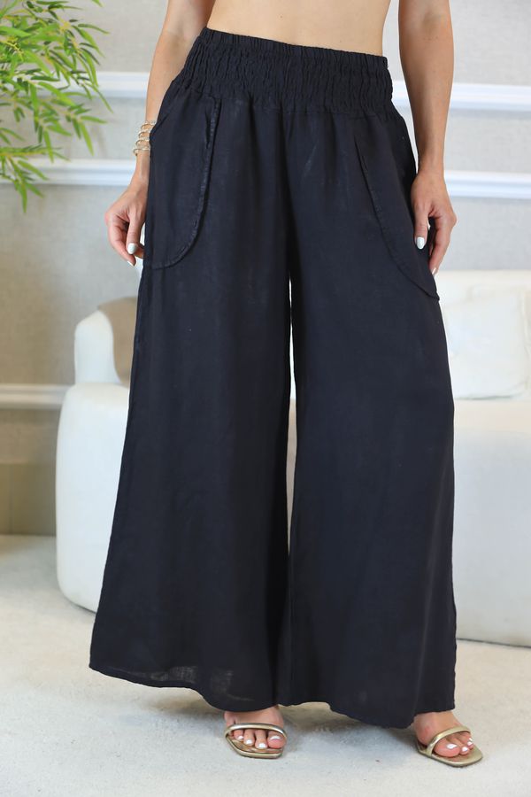 CALÇA TOMMASA PRETO - Loja Linho Italiano