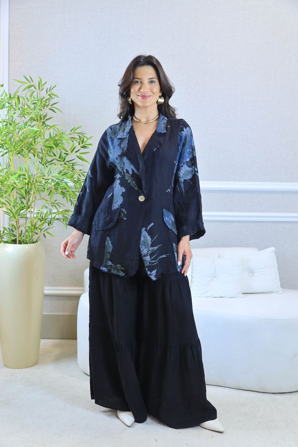  CONJUNTO ABIGAIL PRETO - Loja Linho Italiano