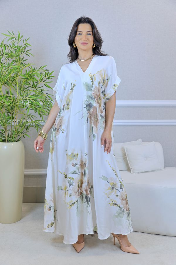 TÚNICA VITORIA BRANCO - Loja Linho Italiano