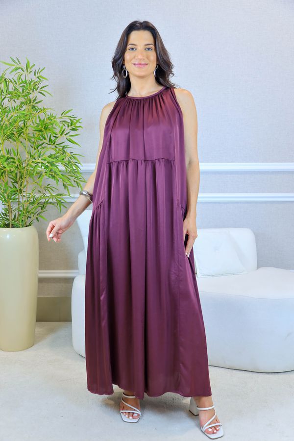 VESTIDO SIMONE BORDO - Loja Linho Italiano