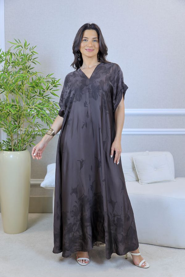 TÚNICA NANCY MARROM - Loja Linho Italiano