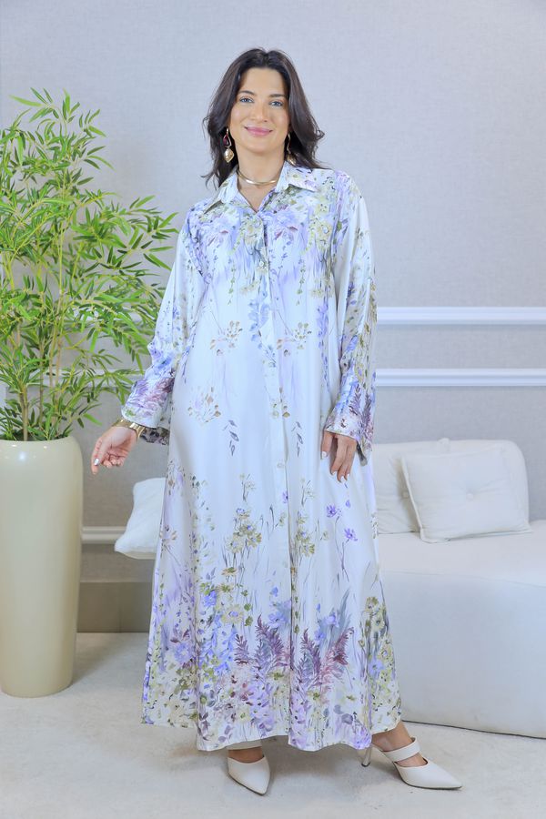 CHEMISE LAUANE LAVANDA - Loja Linho Italiano
