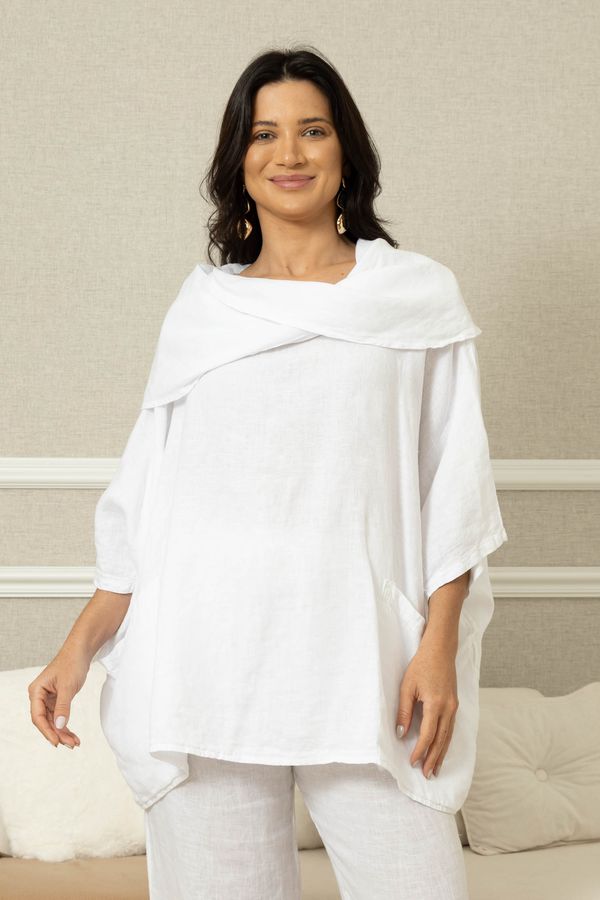 BATA BRUMA BRANCO - Loja Linho Italiano