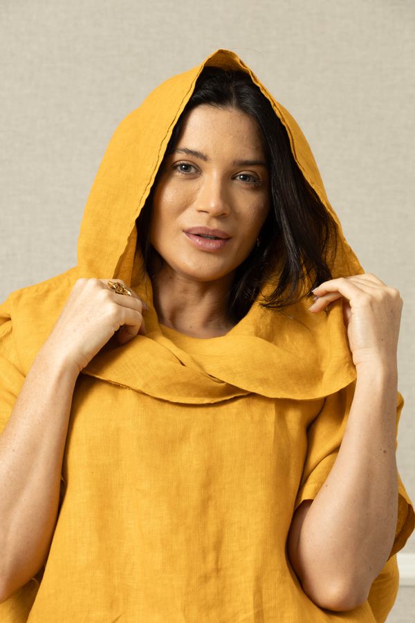 BATA BRUMA ACAFRAO - Loja Linho Italiano