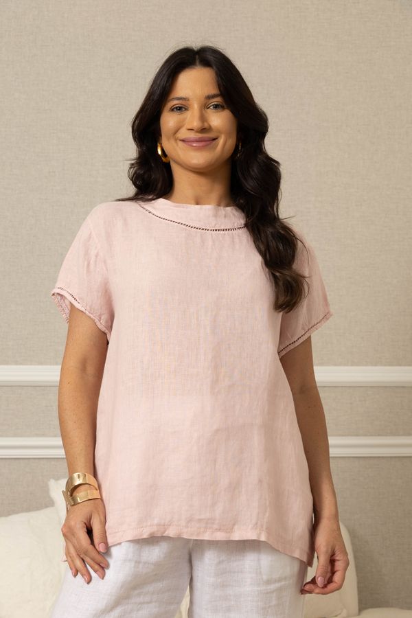 BATA SOL ROSA BEBÊ - Loja Linho Italiano