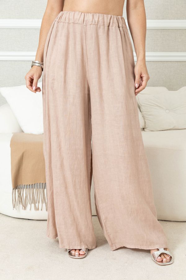 CALÇA ANDRESA LINHO ROSE - Loja Linho Italiano