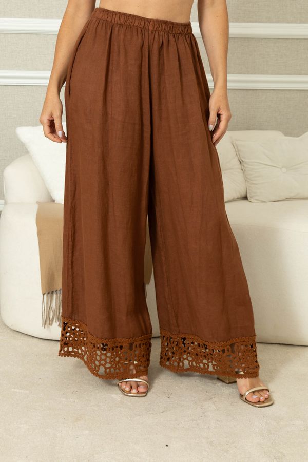 CALÇA LÓTUS CJ TERRA COTA - Loja Linho Italiano