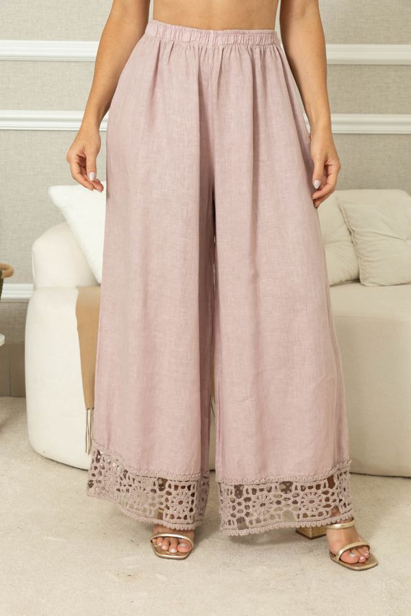 CALÇA LÓTUS CJ ROSE - Loja Linho Italiano