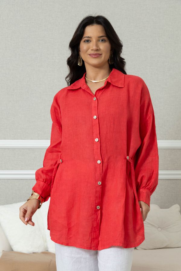 CAMISA ARIS MAGENTA - Loja Linho Italiano