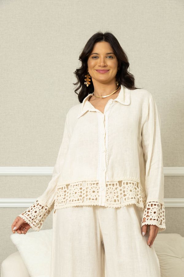 CAMISA LÓTUS CJ OFF - Loja Linho Italiano