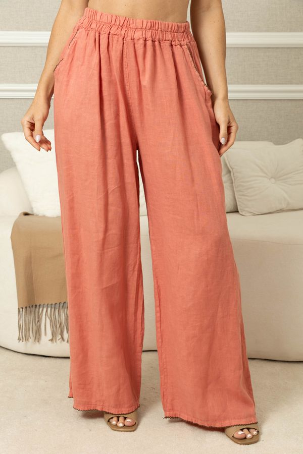 CALÇA ALIANCE GOIABA - Loja Linho Italiano