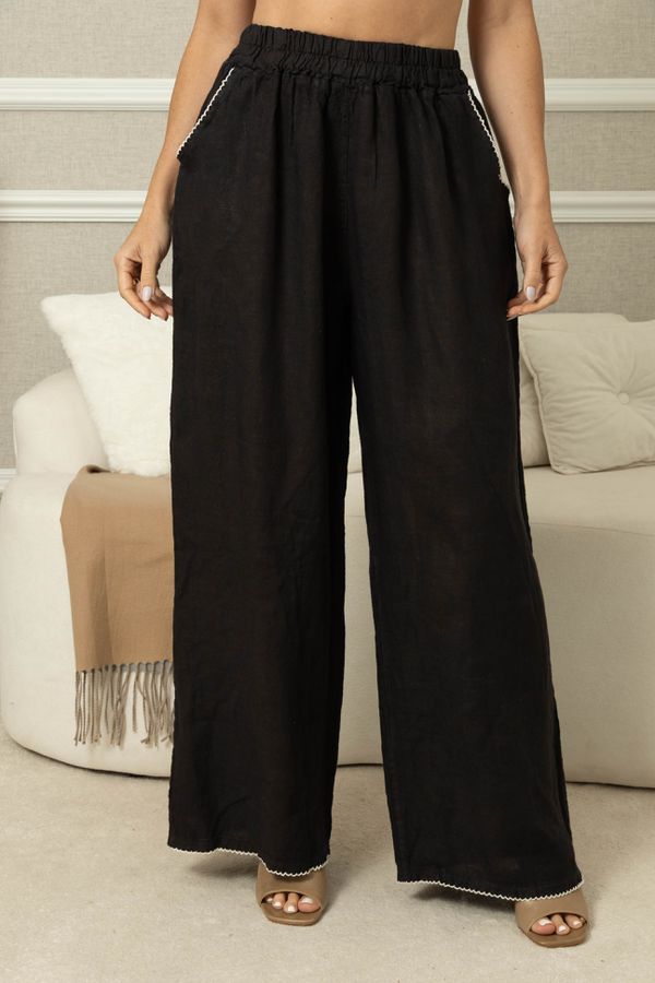 CALÇA ALIANCE PRETO - Loja Linho Italiano