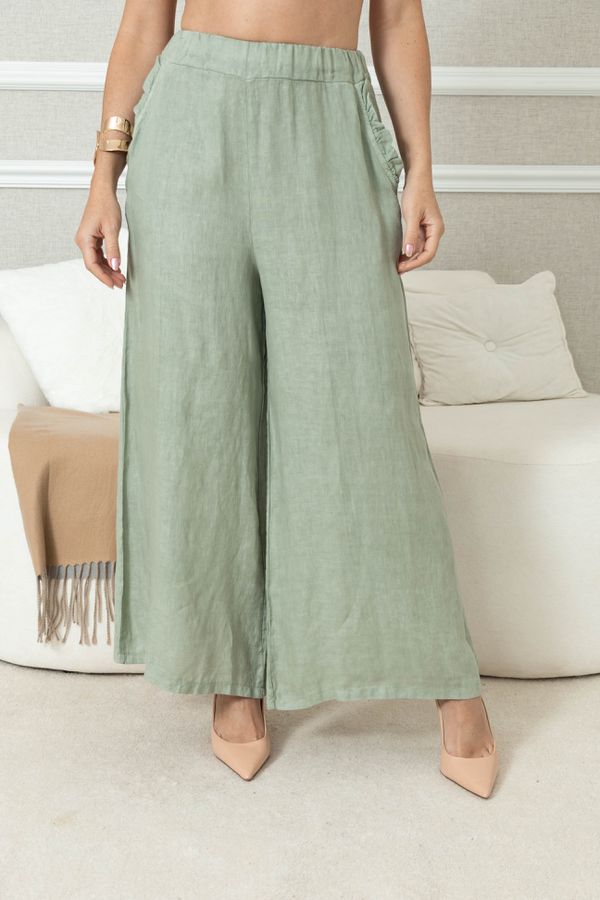 CALÇA BIA CJ MENTA - Loja Linho Italiano