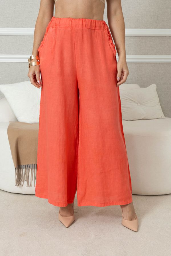 CALÇA BIA CJ CORAL - Loja Linho Italiano