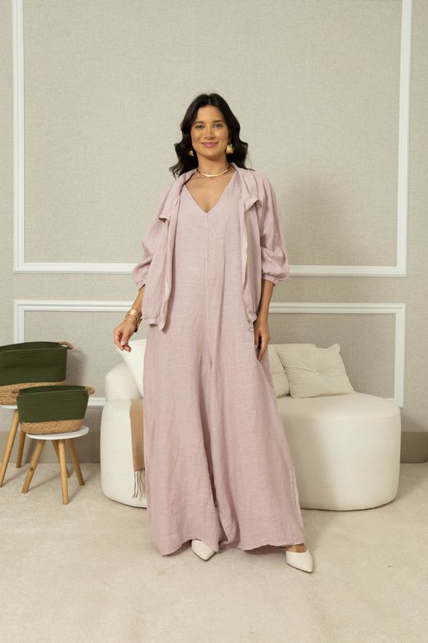 PARKA NATURALLE CJ ROSE - Loja Linho Italiano