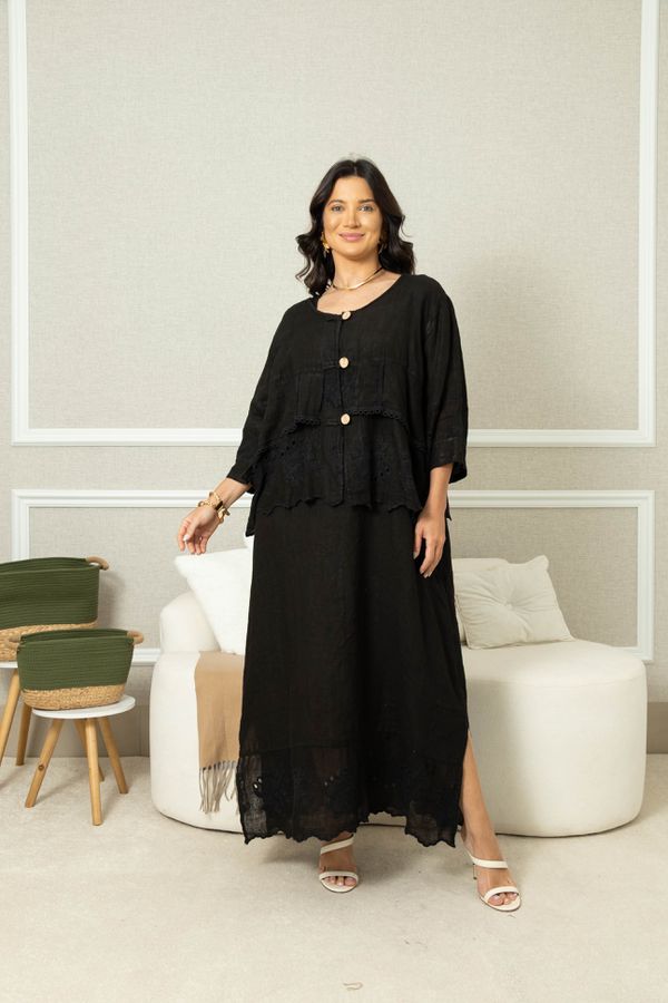 BATA PUREZA PRETO - Loja Linho Italiano