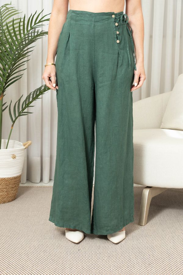 CALÇA ANGELICAL VERDE GUCCI - Loja Linho Italiano