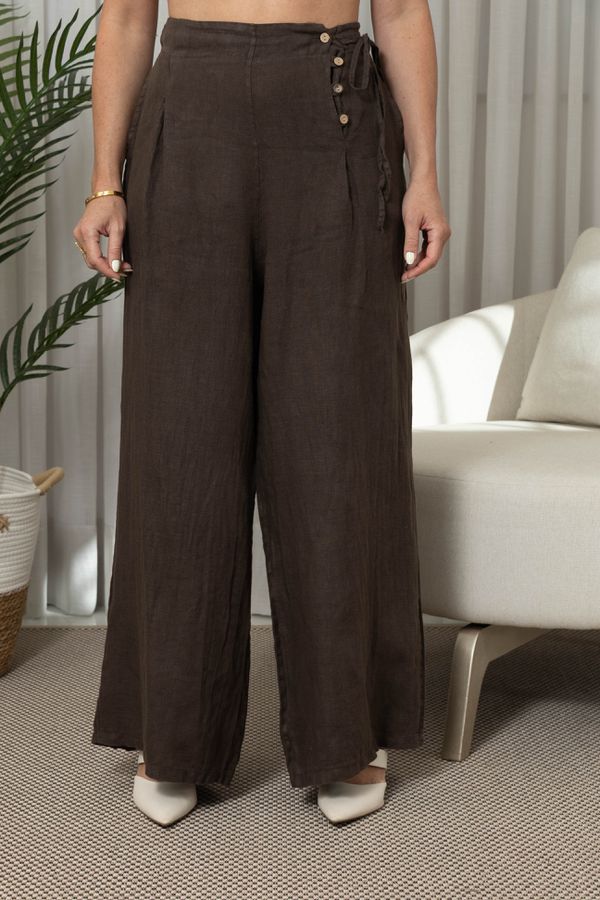 CALÇA ANGELICAL CHOCOLATE - Loja Linho Italiano