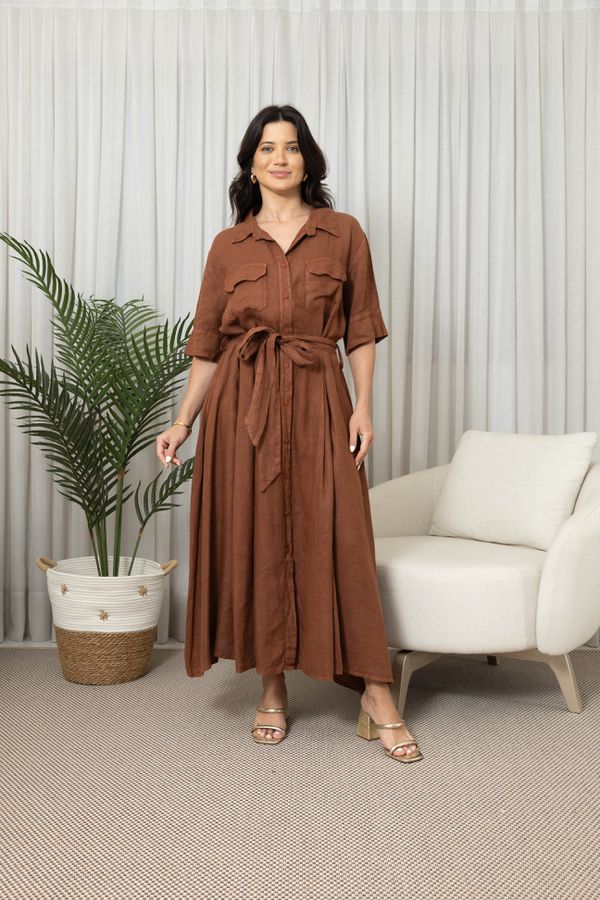 CHEMISE LINEA TERRA COTA - Loja Linho Italiano