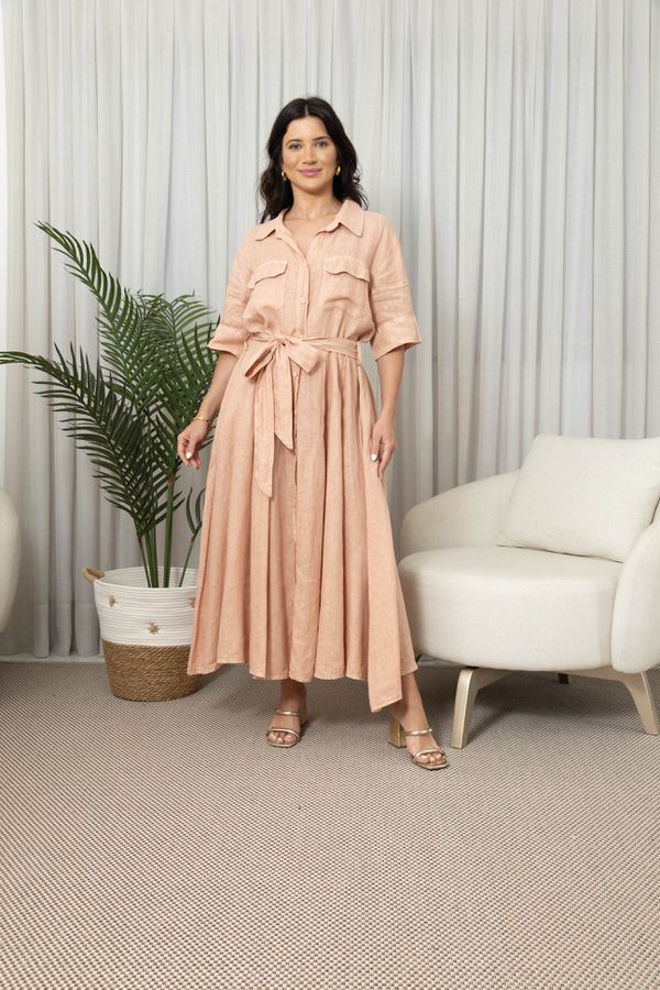 CHEMISE LINEA PESSEGO - Loja Linho Italiano