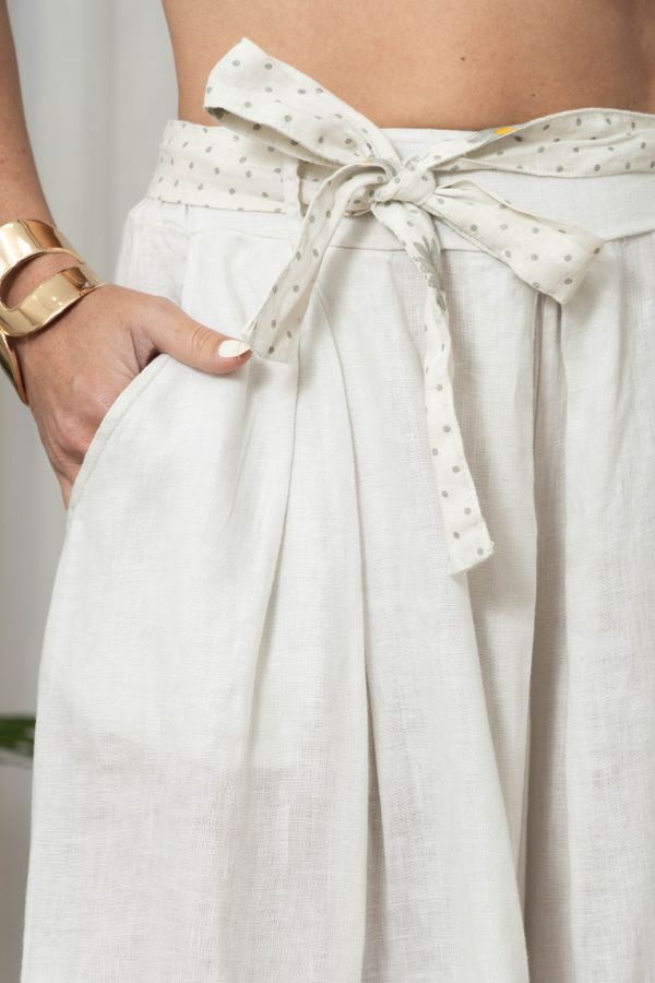 CALÇA MARGARIDA CJ OFF - Loja Linho Italiano