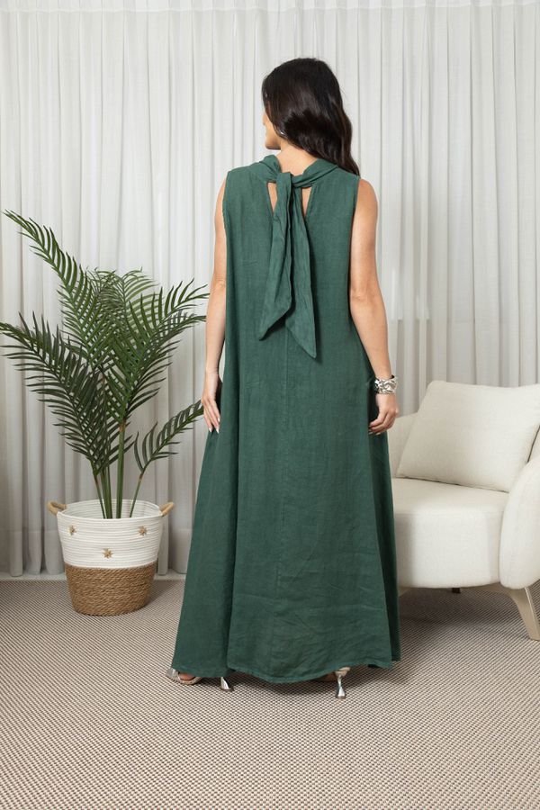 VESTIDO DAFINE VERDE GUCCI - Loja Linho Italiano