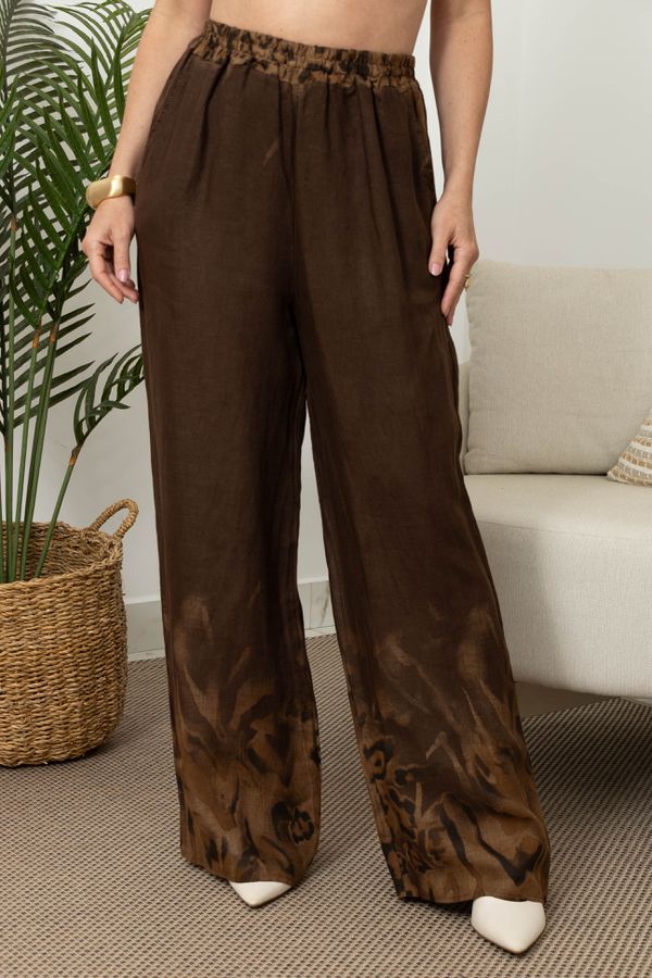 CALÇA AMSTERDAM CJ MARROM - Loja Linho Italiano