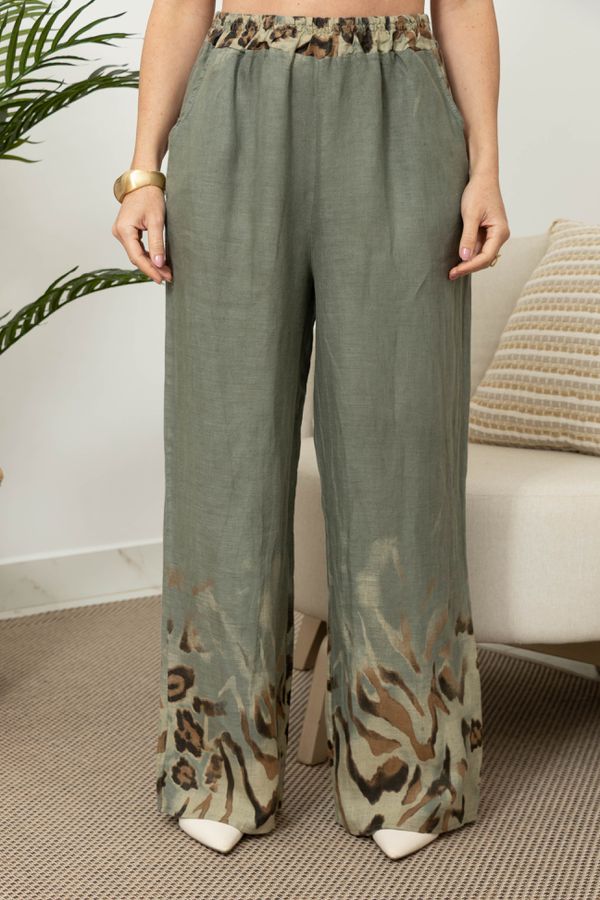 CALÇA AMSTERDAM CJ MILITAR - Loja Linho Italiano