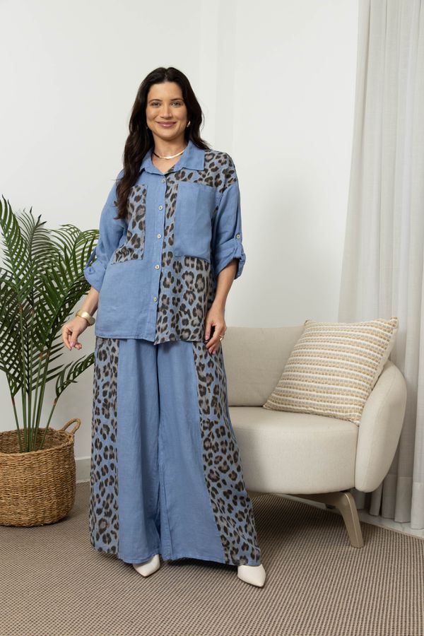 CAMISA LECE CJ JEANS - Loja Linho Italiano