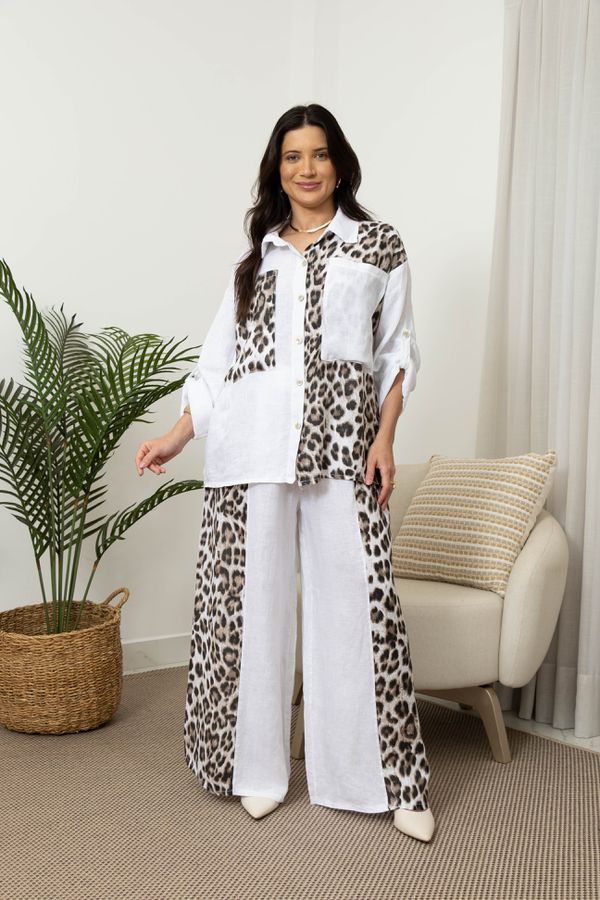 CAMISA LECE CJ BRANCO - Loja Linho Italiano